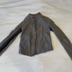 Grey and black jacket by Free People